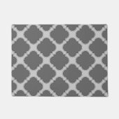 Paillasson Quatrefoil dans les tons gris (Devant)