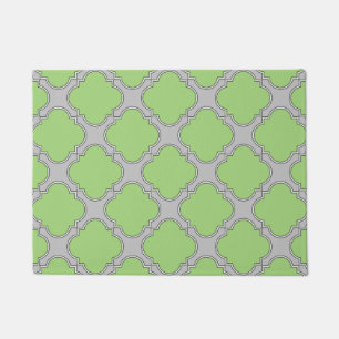 Paillasson Quatrefoil vert