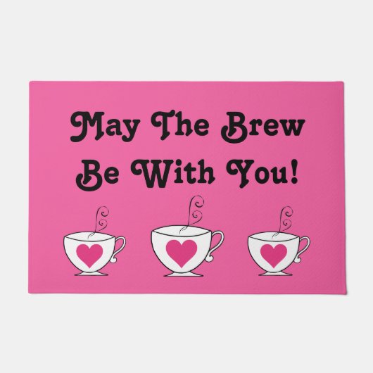 Paillasson "Que La Brasserie Soit Avec Vous !" (Devant)