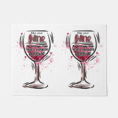 Paillasson Que Votre Vin Soit Plus Fort Que Celui De Votre Fi (Devant)