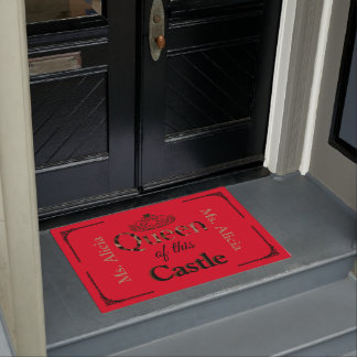 Paillasson Queen of this Castle Door Mat