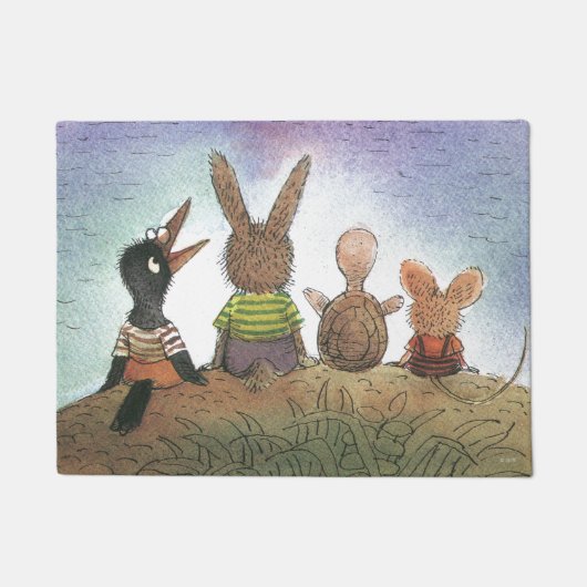 Paillasson Quelque chose de rouge (Devant)