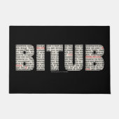 Paillasson Quelque part (BITUB) (Devant)