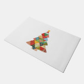 Paillasson Quilt Christmas Tree Festive Quilt Lovers  (Incliné)