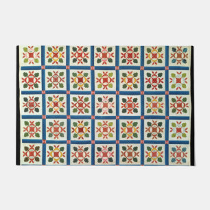 Paillasson Quilt d'amitié feuille d'hickory