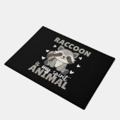 Paillasson Raccoon Est Mon Esprit Animal Cute Raccoon (Incliné)