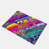 Paillasson Rainbow Blast Art Abstrait (Incliné)