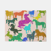 Paillasson Rainbow Horses - "Dotty about Horses !" (Devant)