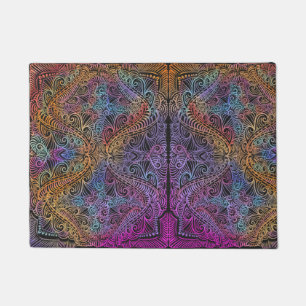 Paillasson Rainbow Kaleidoscope Mandala