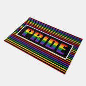 Paillasson Rainbow Stripes Pride LGBT Door Mat (Incliné)