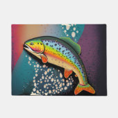 Paillasson Rainbow Trout Home Decor Premium (Devant)