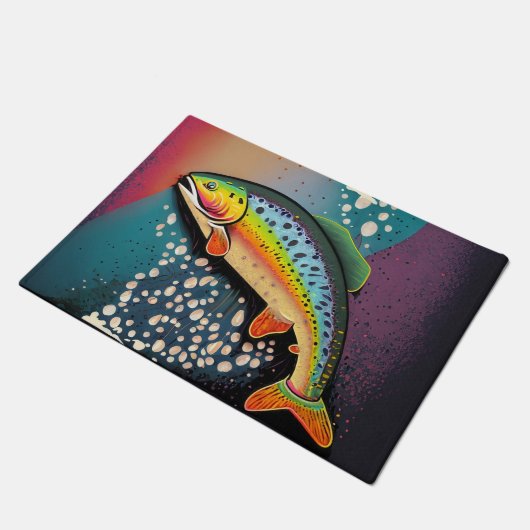 Paillasson Rainbow Trout Home Decor Premium (Incliné)