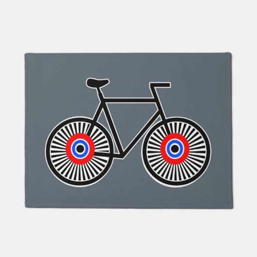 Paillasson Rais classiques de cible de vélo (Devant)