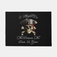 Raisonnent le rhum est crâne allé de pirate