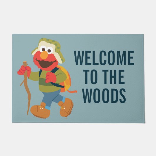 Paillasson Randonnée dans les bois d'Elmo | Ajouter votre mes (Devant)