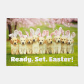 Paillasson Rangée de lapins chiots (Devant)