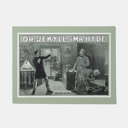 Paillasson Rare Dr Jekyll et M. Hyde Transformation Poster (Devant)