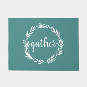 Paillasson Rassembler Wreath Farmhouse Turquoise