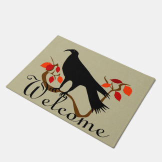 Paillasson Raven bienvenu