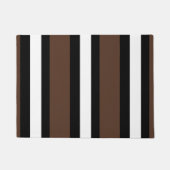 Paillasson rayures Brown, noir et blanc (Devant)