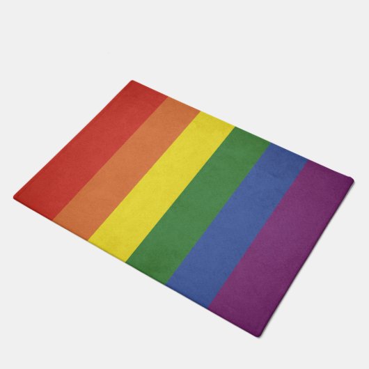 Paillasson Rayures d'arc-en-ciel (Incliné)