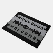 Paillasson Razor Blade Welcome Mat Personnaliser (Incliné)