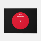 Paillasson Réalité Vérifiez que vous êtes ici (Devant)