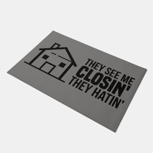 Paillasson Realtor Ils Me Voient Fermer Immobilier (Incliné)