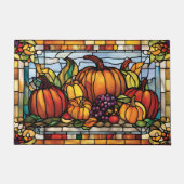 Paillasson Récolte D'Action De grâce, Verre Décoratif, (Devant)