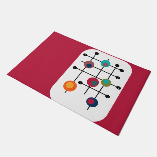 Paillasson Rectangle du milieu du siècle  (Incliné)