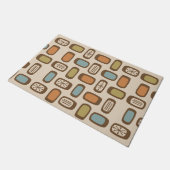 Paillasson Rectangles arrondies MCM du milieu du siècle (Incliné)