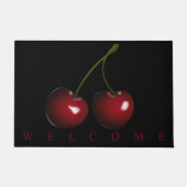 Paillasson Red Cherries - Accueil - Personnalisable (Devant)