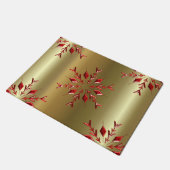 Paillasson Red Christmas Stars on Gold (Incliné)