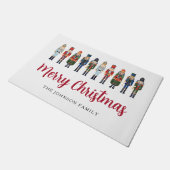 Paillasson Red Cute Nutcracker Joyeux Noël (Incliné)