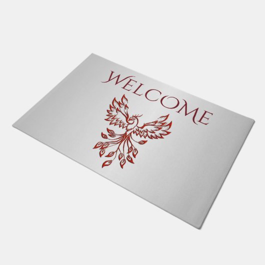 Paillasson Red Phoenix se lève Silver (Incliné)