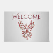 Paillasson Red Phoenix se lève Silver (Devant)