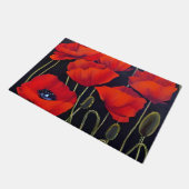Paillasson Red Poppies Art Plante (Incliné)