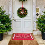 Paillasson Red Welcome Carol Chanteurs Funny Christmas Doorma<br><div class="desc">Tapis de porte amusant et festif pour accueillir les chanteurs de carol et tous les invités que vous aurez pendant la saison des fêtes. Ajoutez le char de Noël que vous voudriez qu'ils chantent pour vous. Et ne les laissez pas entrer avant d'avoir chanté un verset complet !</div>