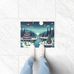 Paillasson Réflexions de Yuletide sur le Sac fourre-tout Est