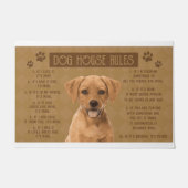 Paillasson Règlement Rhodesian Ridgeback Dog House, S'Il A Éc (Devant)