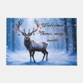 Paillasson Reindeer de Noël magique (Devant)