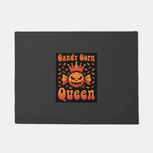 Paillasson Reine de bonbons de Halloween Design Vectoriel Rét
