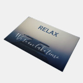 Paillasson Relax Nous sommes sur le bateau Lake Time Dock (Incliné)