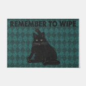 Paillasson Remember To Wipe Your Paws (Devant)
