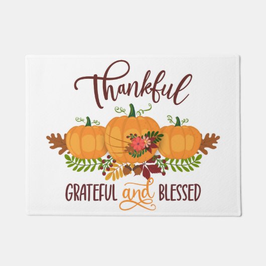 Paillasson Remerciements, grâces et bénis (Devant)