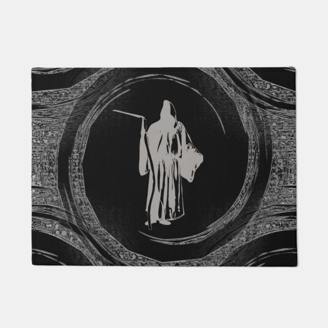 Paillasson Remorque grise à carreaux (Devant)