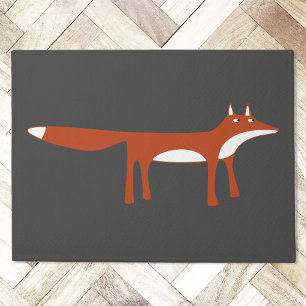 Paillasson Renard rouge