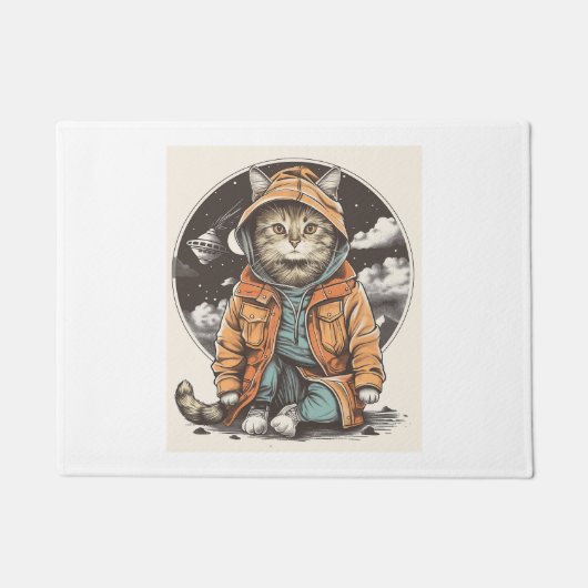 Paillasson Rencontre de chat (Devant)