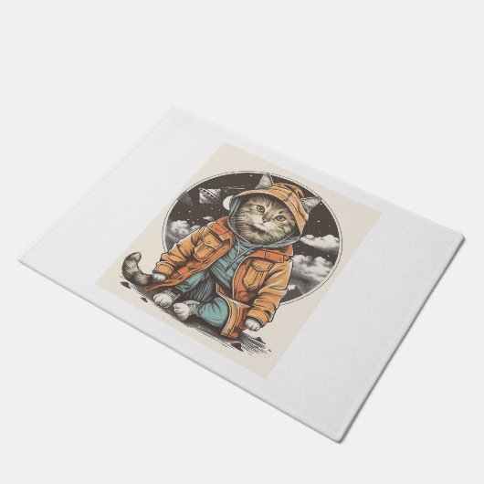 Paillasson Rencontre de chat (Incliné)