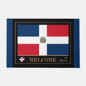 Paillasson République Dominicaine et Drapeau Dominicain / Bie (Devant)